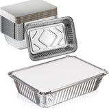 Rectangular Foil Container with Lid