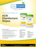 All Clean - 110 BZK Lemon Disinfectant Wipes
