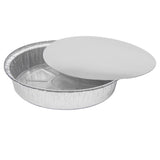 Round Tin Foil Container with Lid