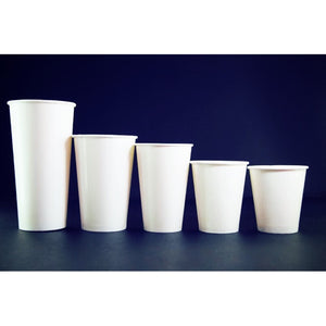 Cup - White Single-Wall Paper Cup