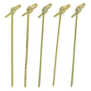 Bamboo Skewers Knotted
